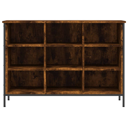 Schoenenkast Bewerkt Hout Kleurig 100 x 35 x 70 cm Gerookt eiken