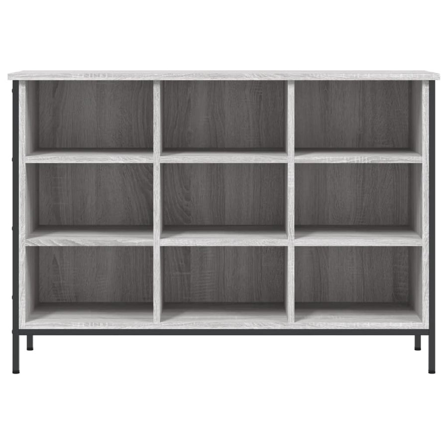 Schoenenkast 100X35X70 Cm Bewerkt Hout Grijs Sonoma Eikenkleur