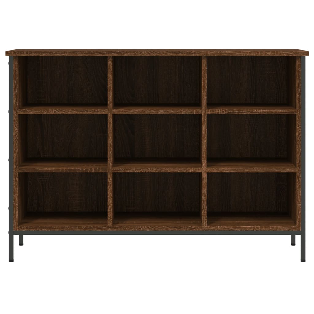 Schoenenkast Bewerkt Hout Bruin Eikenkleur 100 x 35 x 70 cm Bruineiken