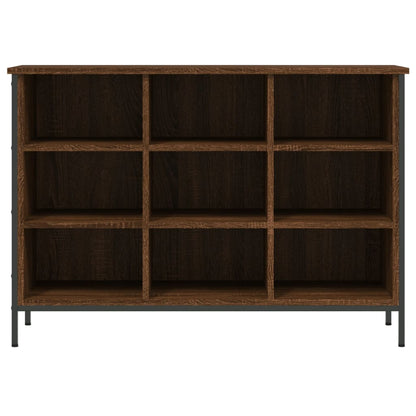 Schoenenkast Bewerkt Hout Bruin Eikenkleur 100 x 35 x 70 cm Bruineiken