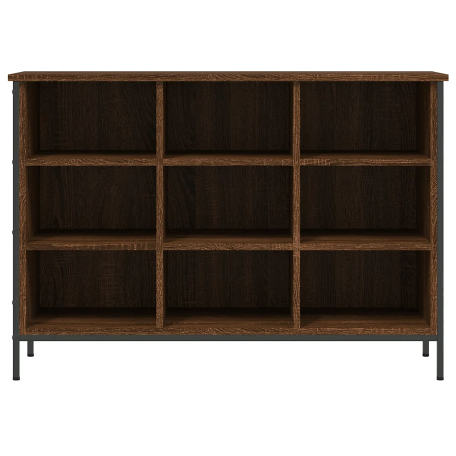 Schoenenkast Bewerkt Hout Bruin Eikenkleur 100 x 35 x 70 cm Bruineiken