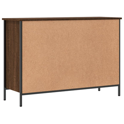 Schoenenkast Bewerkt Hout Bruin Eikenkleur 100 x 35 x 70 cm Bruineiken