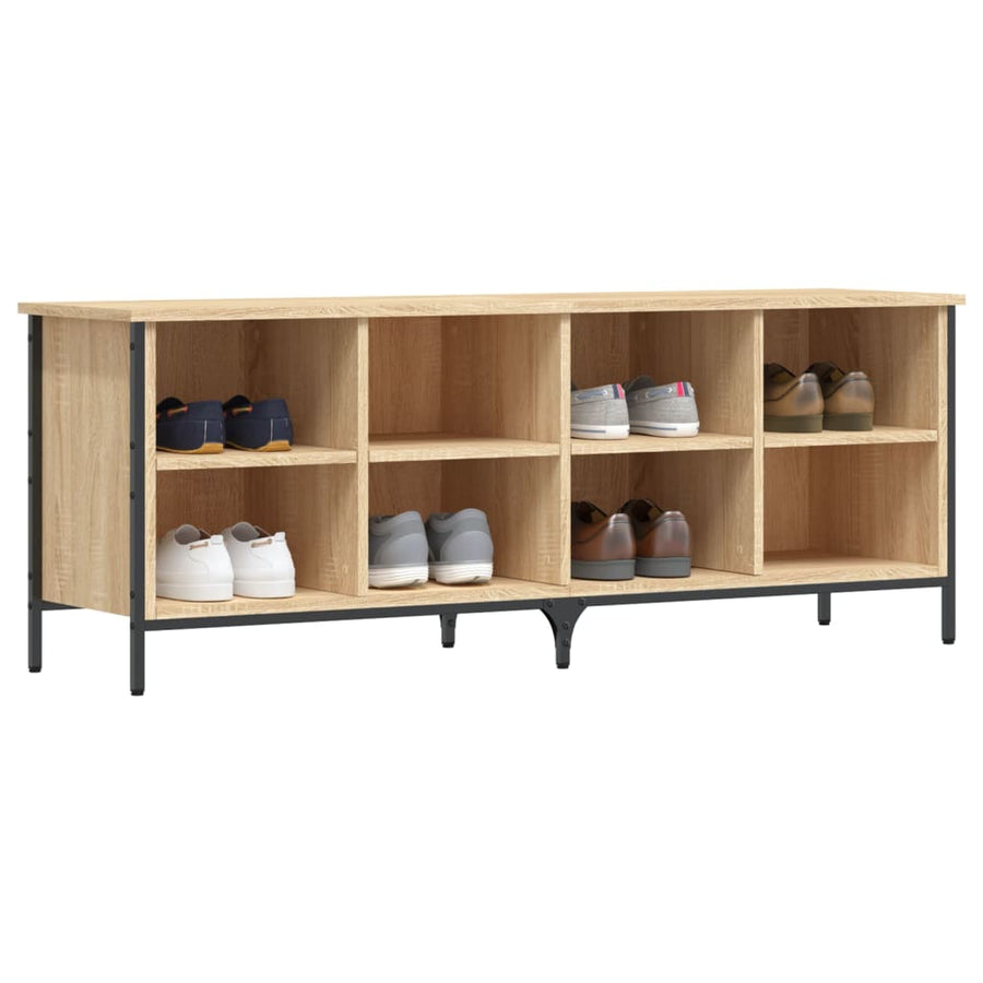 Schoenenkast 131X35X Bewerkt Hout Kleurig Sonoma Eiken 131 cm 50 cm