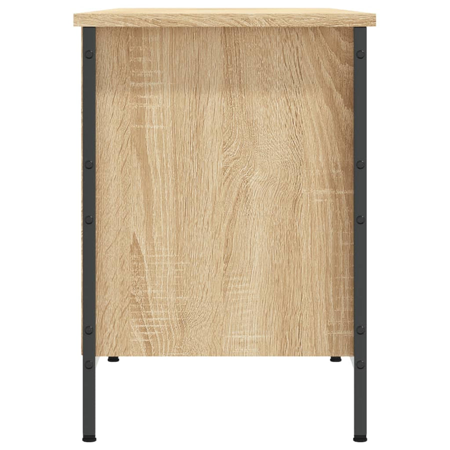 Schoenenkast 131X35X Bewerkt Hout Kleurig Sonoma Eiken 131 cm 50 cm