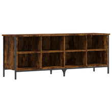 Schoenenkast 131X35X50 Cm Bewerkt Hout Gerookt Eikenkleurig