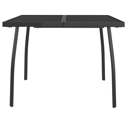 Tuintafel 100X100X72 Cm Staalgaas Antracietkleurig