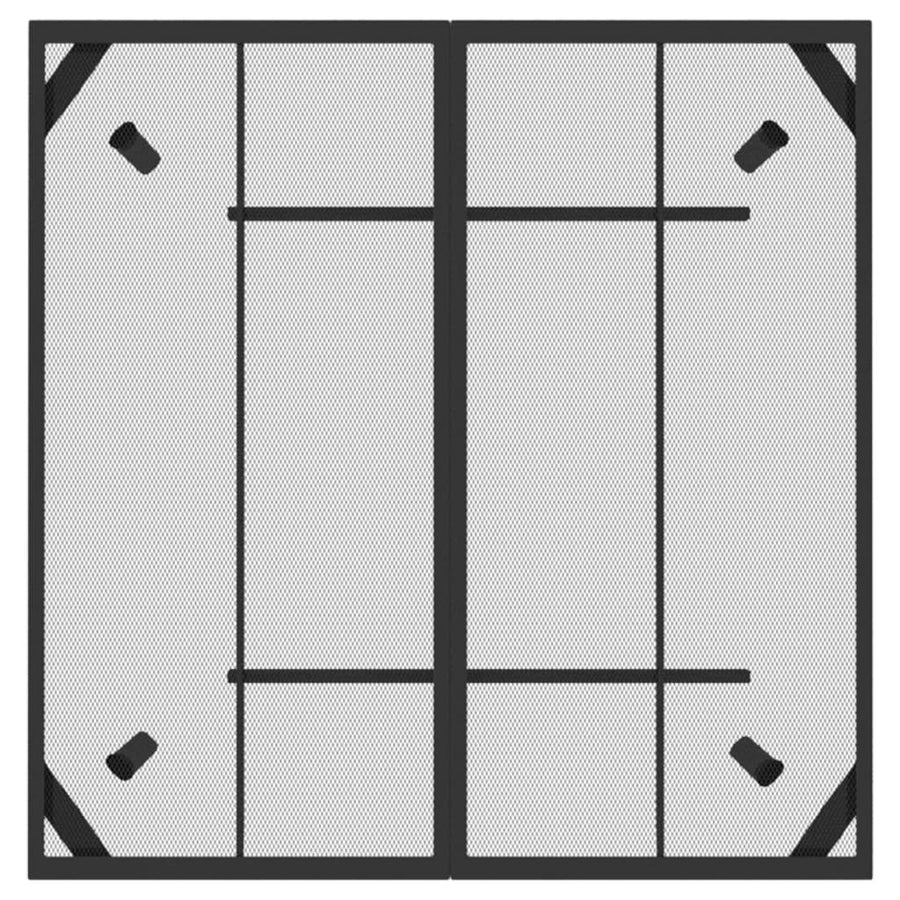 Tuintafel 100X100X72 Cm Staalgaas Antracietkleurig