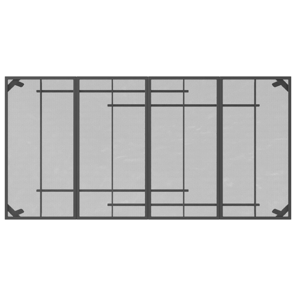 Tuintafel Staalgaas Antracietkleurig 200 x 100 x 72 cm