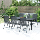 Garden table 200x100x72 cm steel mesh anthracite