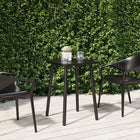 Garden table 50x50x71 cm steel anthracite-coloured