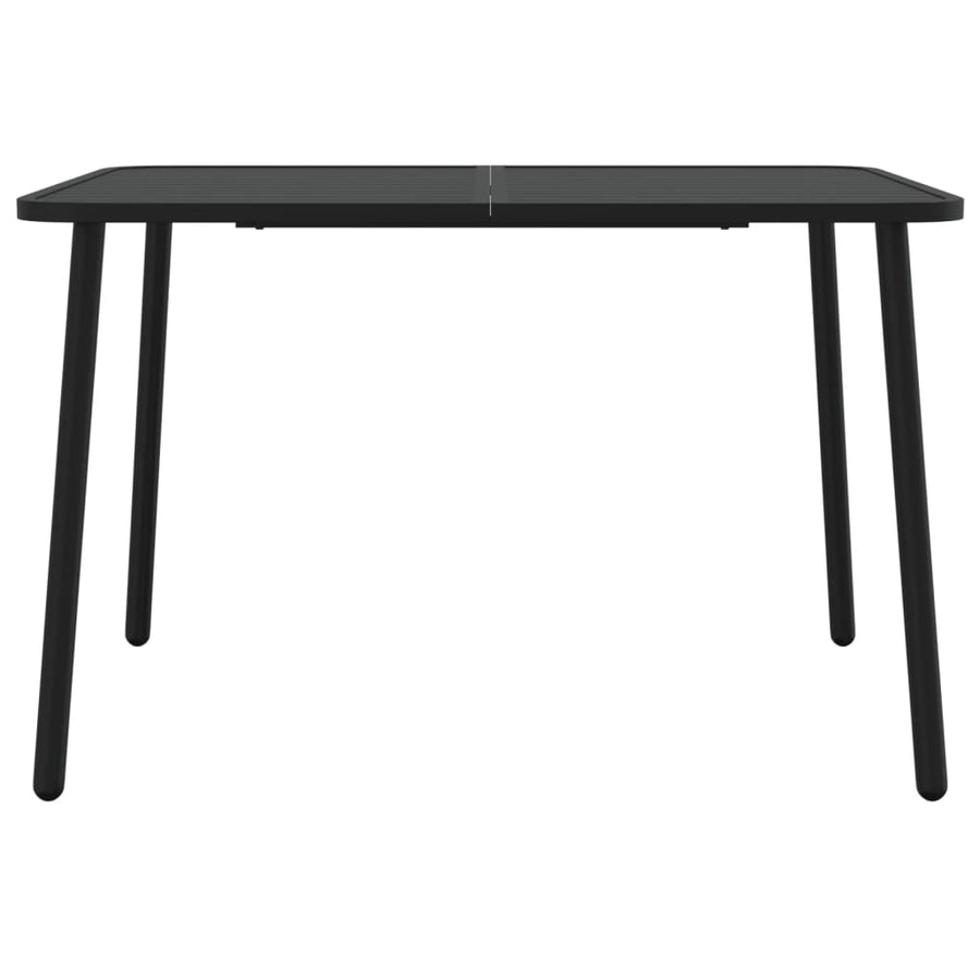Tuintafel 110X80X71 Cm Staal Antracietkleurig