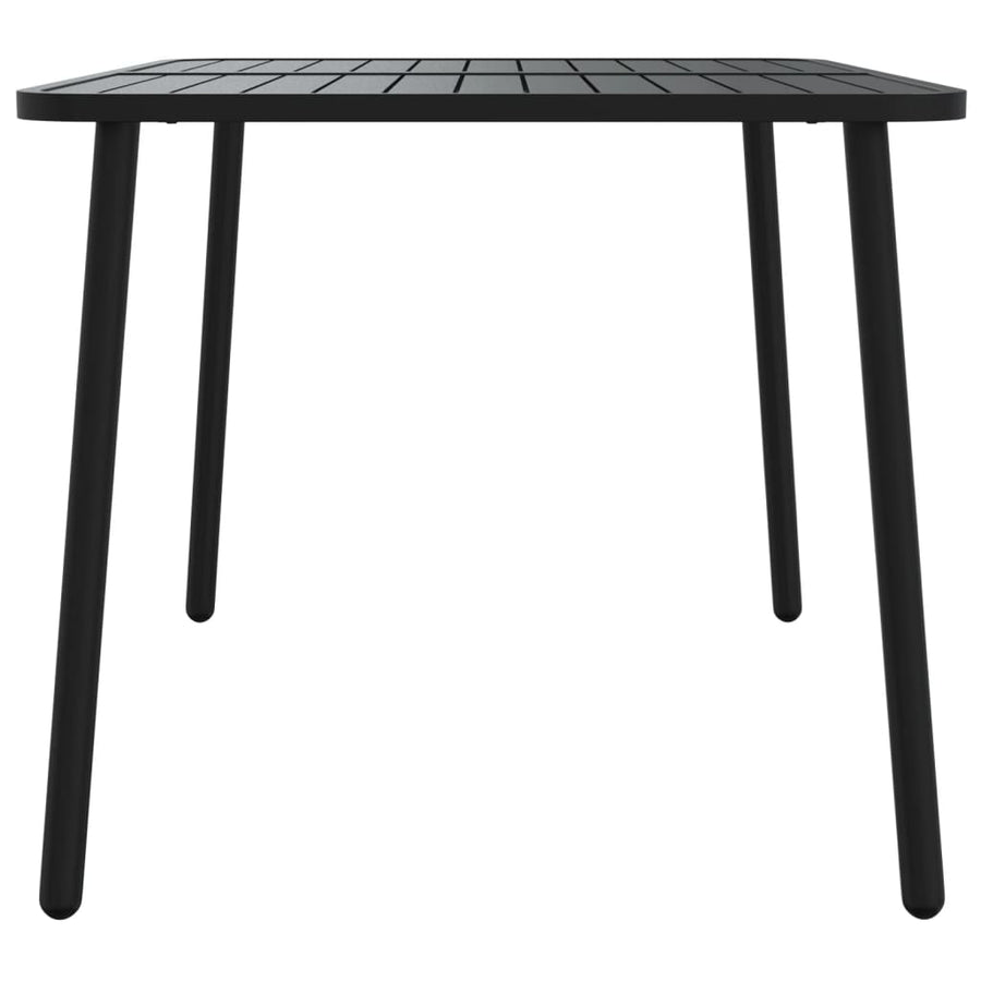 Tuintafel 110X80X71 Cm Staal Antracietkleurig