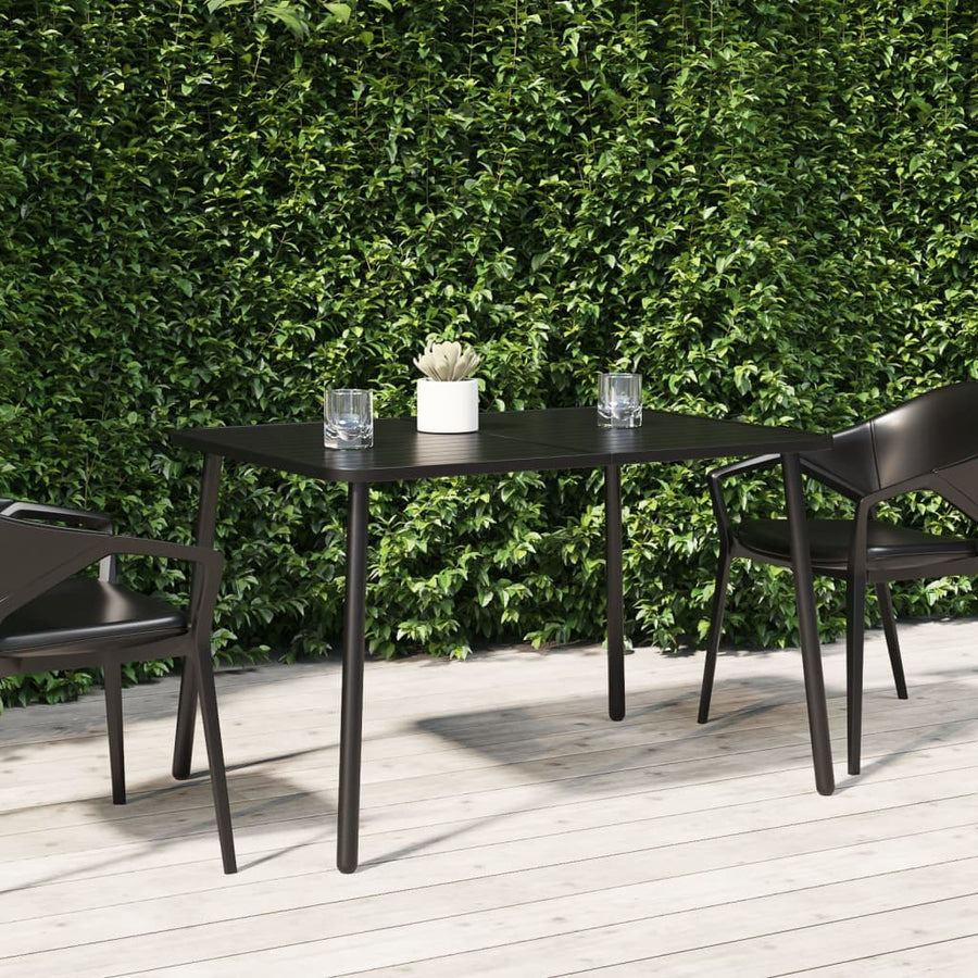 Tuintafel 110X80X71 Cm Staal Antracietkleurig