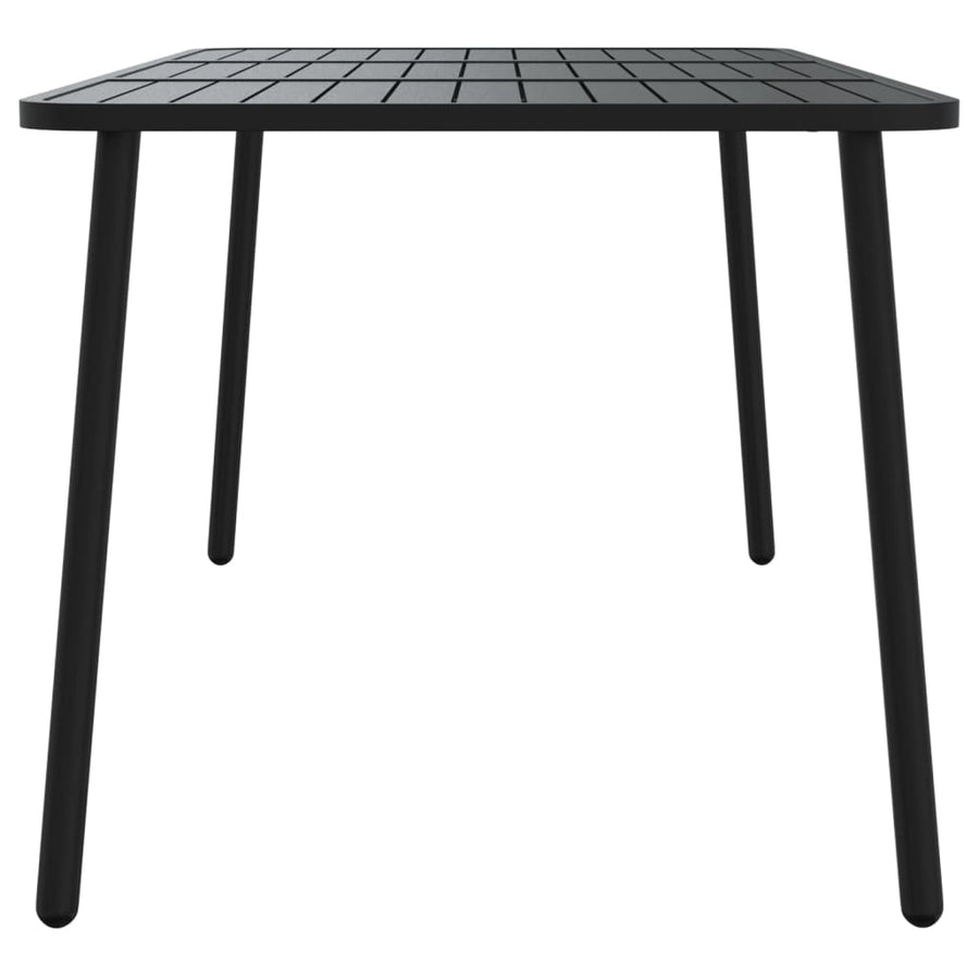 Tuintafel Staal Antracietkleurig 165 x 80 x 71 cm