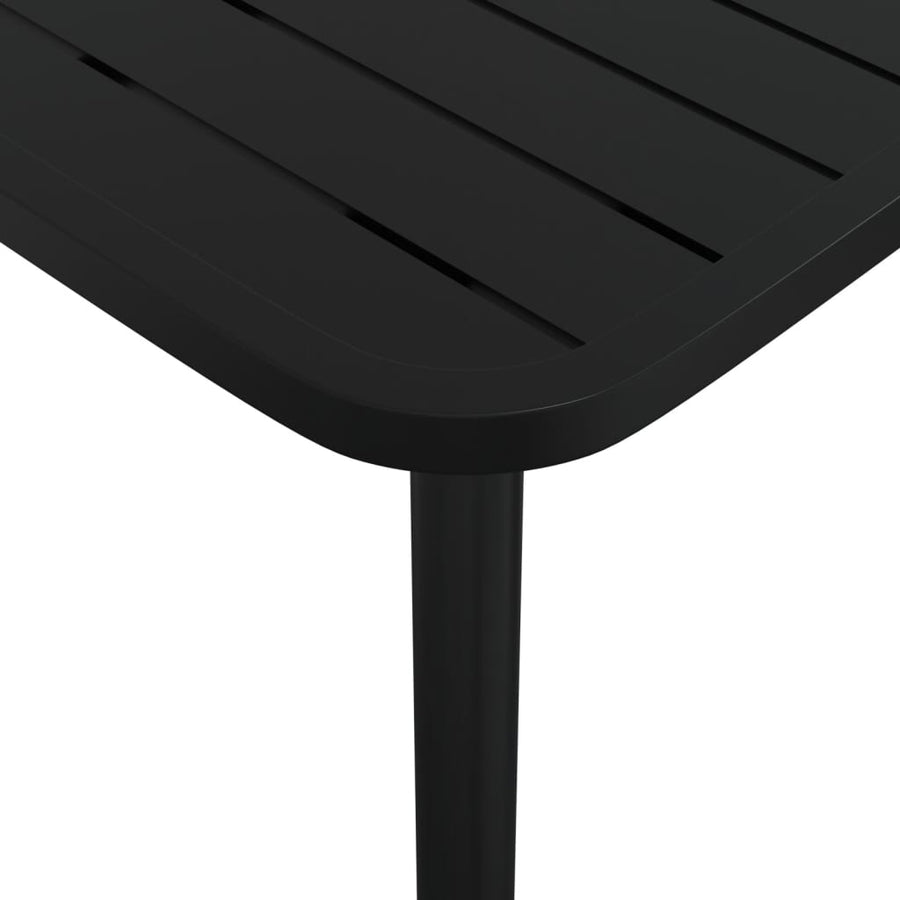 Tuintafel Staal Antracietkleurig 165 x 80 x 71 cm