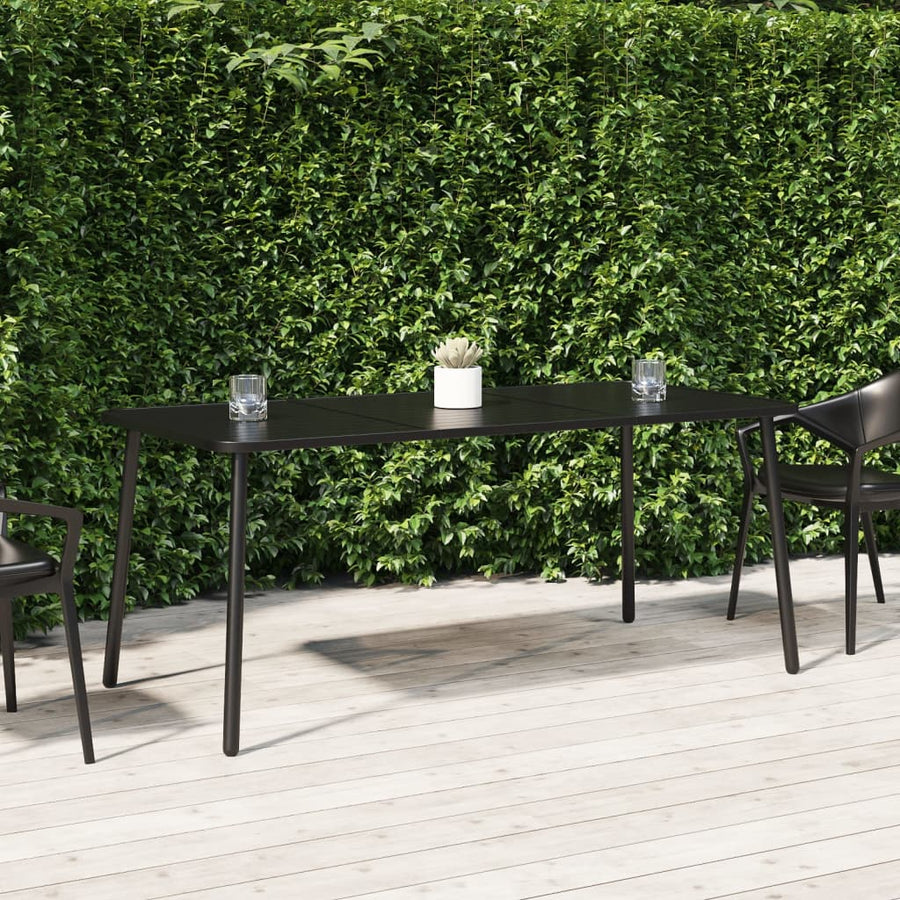 Tuintafel Staal Antracietkleurig 165 x 80 x 71 cm