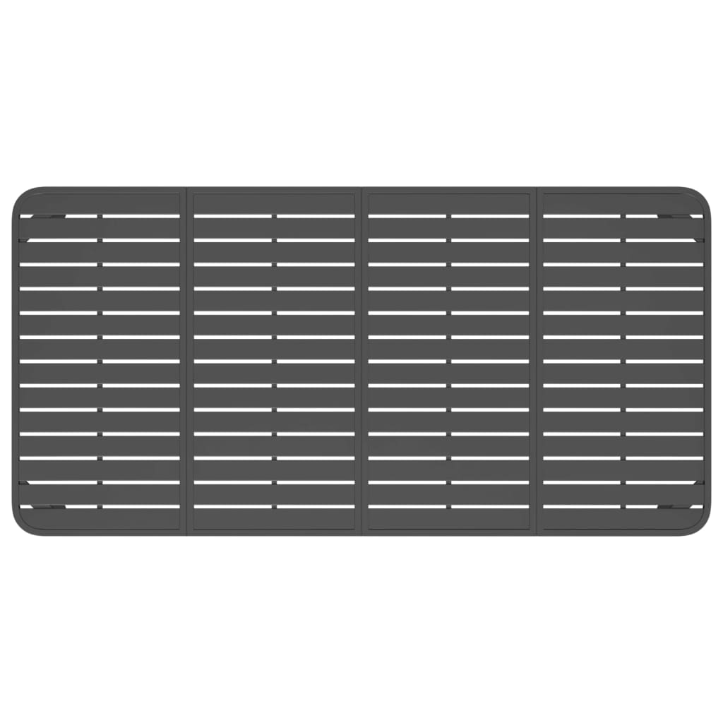 Tuintafel Staal Antracietkleurig 200 x 100 x 71 cm