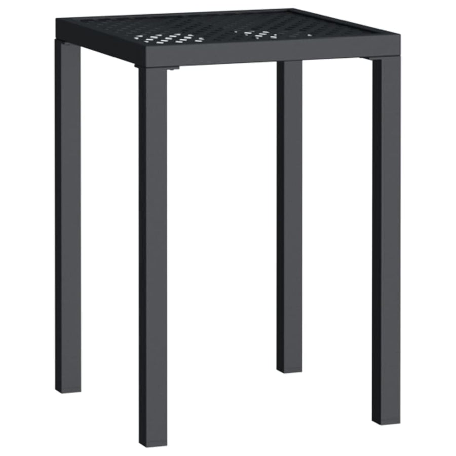 Tuintafel Staal Antracietkleurig 50 x 50 x 72 cm