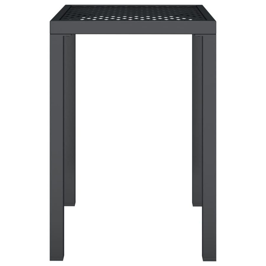 Tuintafel Staal Antracietkleurig 50 x 50 x 72 cm