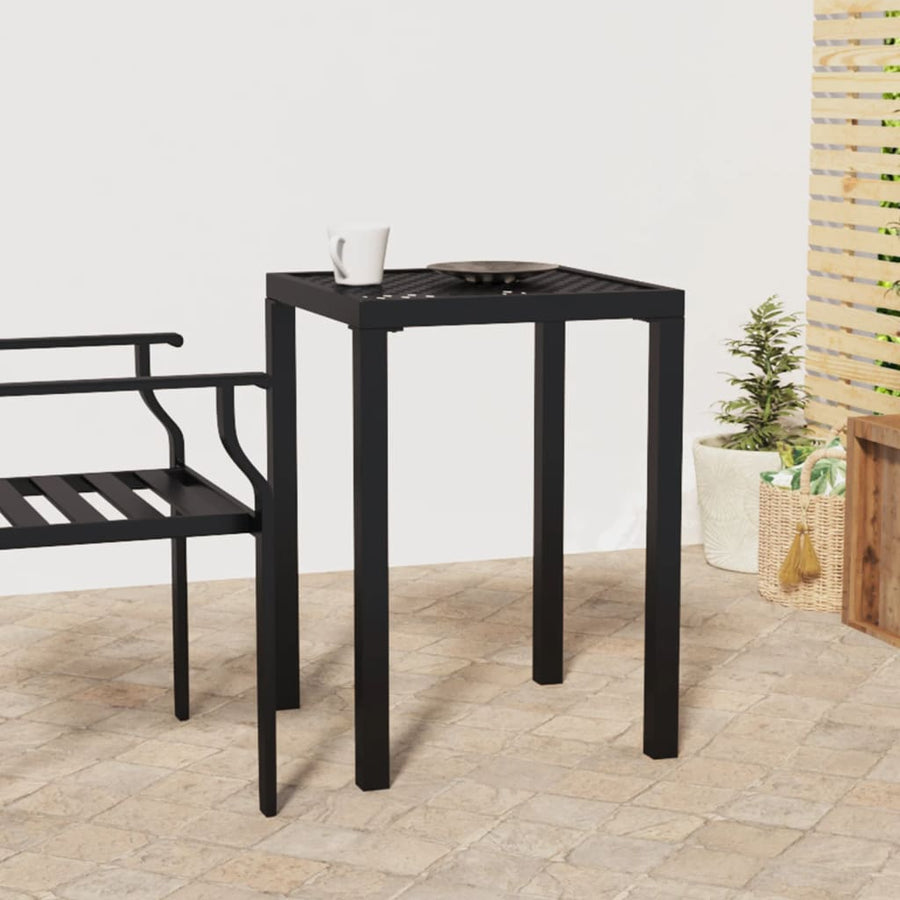 Tuintafel Staal Antracietkleurig 50 x 50 x 72 cm