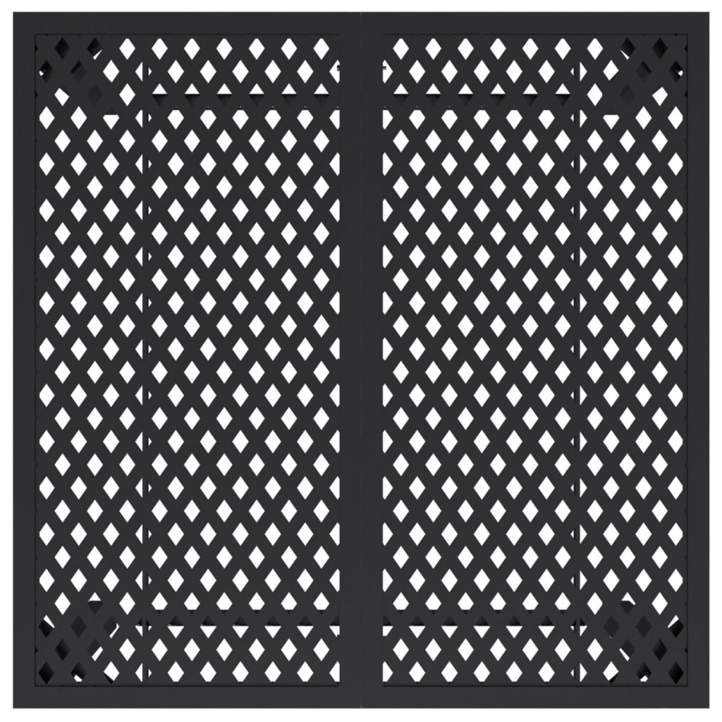 Tuintafel Staal Antracietkleurig 80 x 80 x 72 cm