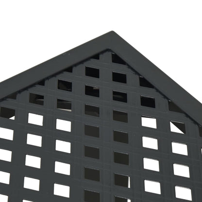 Tuintafel Staal Antracietkleurig 80 x 80 x 72 cm