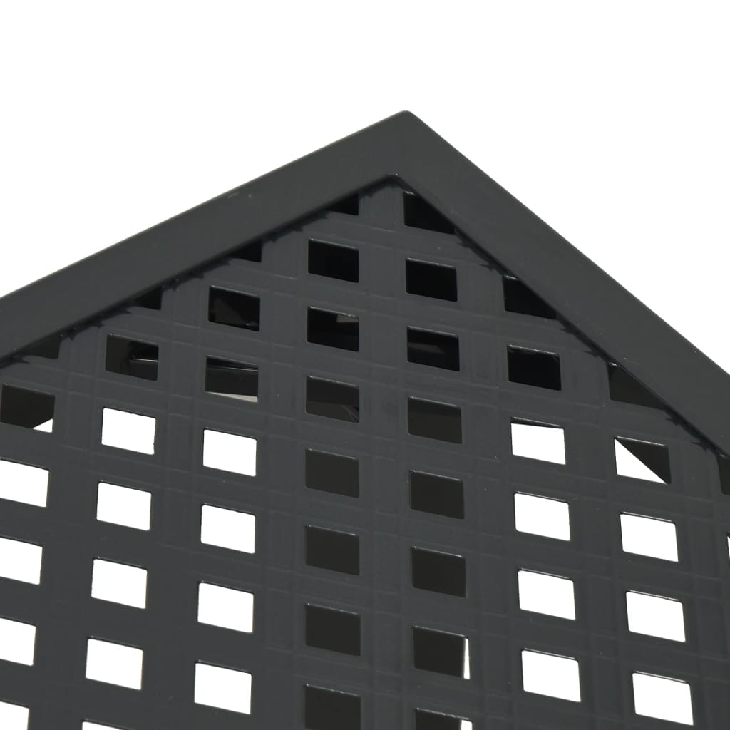 Tuintafel 100X100X72 Cm Staal Antracietkleurig