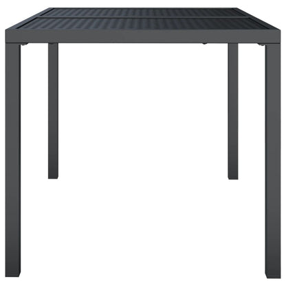 Tuintafel 110x80x72 cm staal antracietkleurig