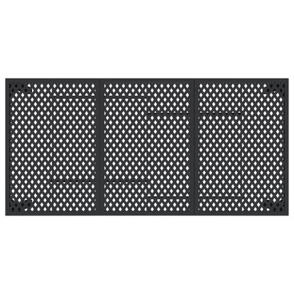 Tuintafel 165X80X72 Cm Staal Antracietkleurig