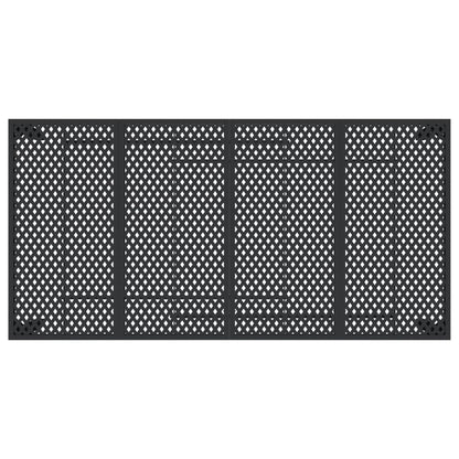 Tuintafel 200X100X72 Cm Staal Antracietkleurig