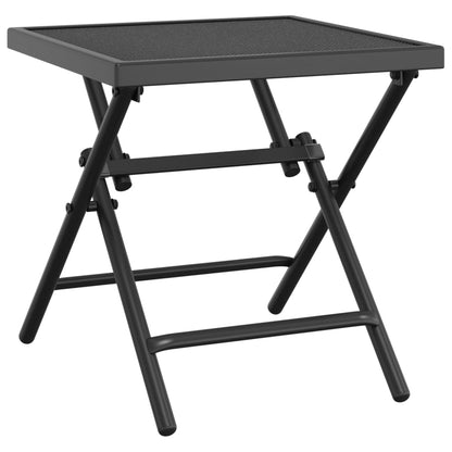 Tuintafel 38X38X38 Cm Staalgaas Antracietkleurig