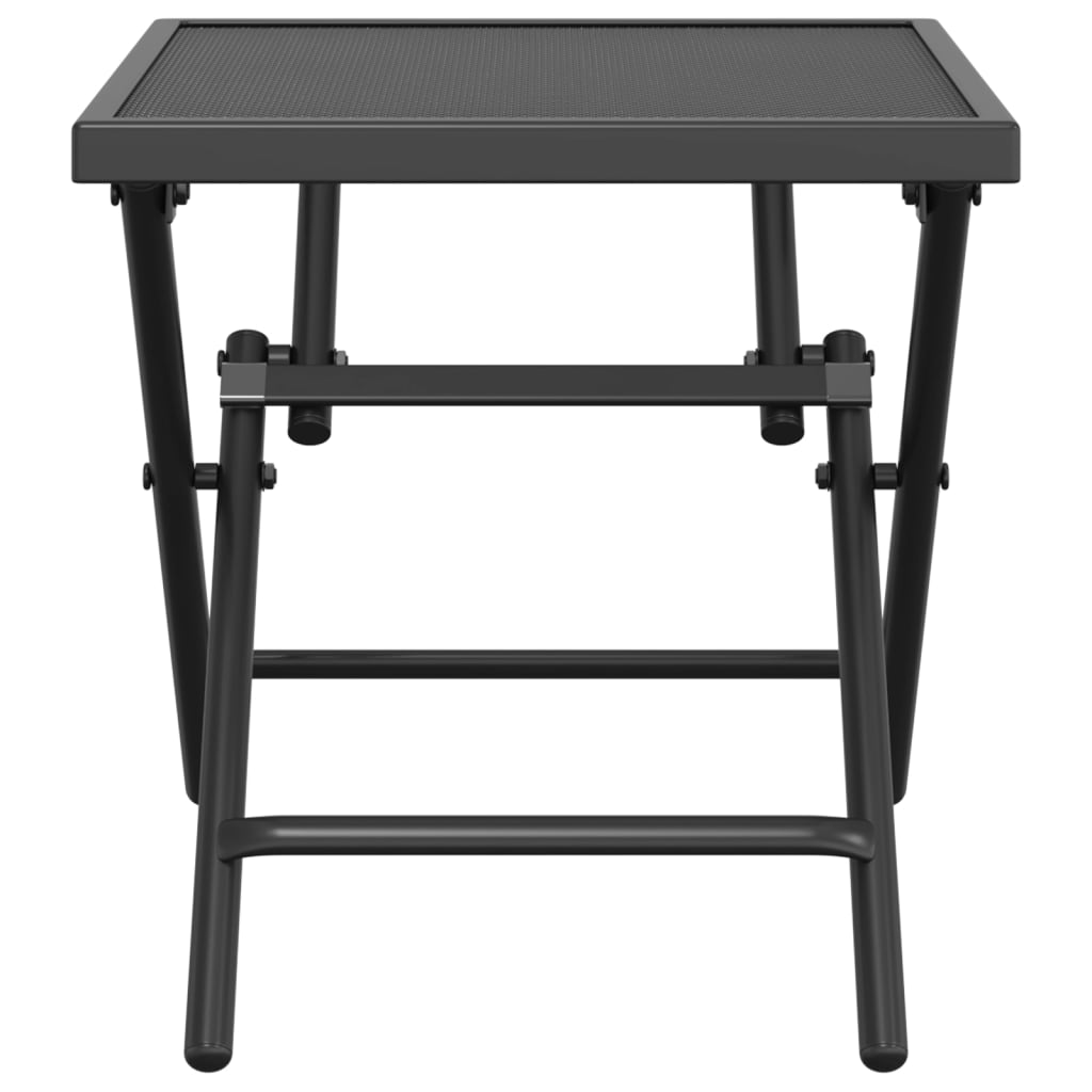Tuintafel 38X38X38 Cm Staalgaas Antracietkleurig