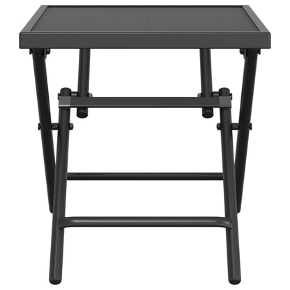 Tuintafel 38X38X38 Cm Staalgaas Antracietkleurig