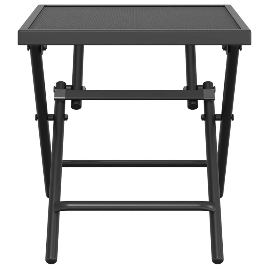 Tuintafel 38X38X38 Cm Staalgaas Antracietkleurig