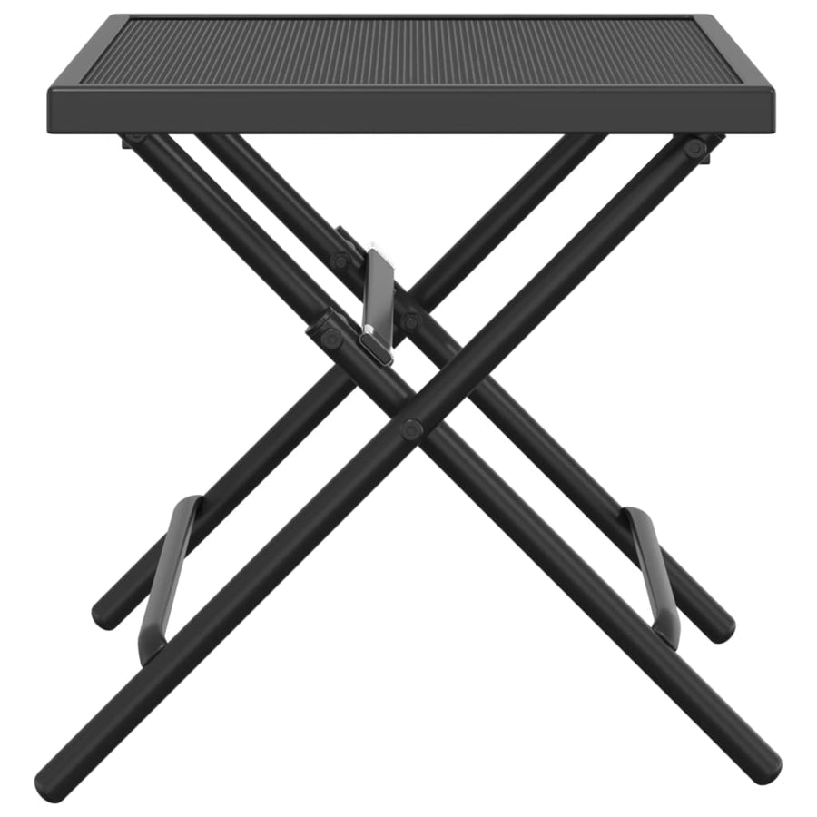 Tuintafel 38X38X38 Cm Staalgaas Antracietkleurig