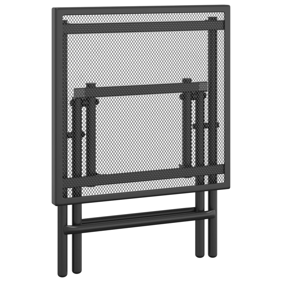 Tuintafel 38X38X38 Cm Staalgaas Antracietkleurig