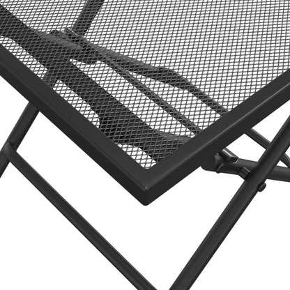 Tuintafel 38X38X38 Cm Staalgaas Antracietkleurig