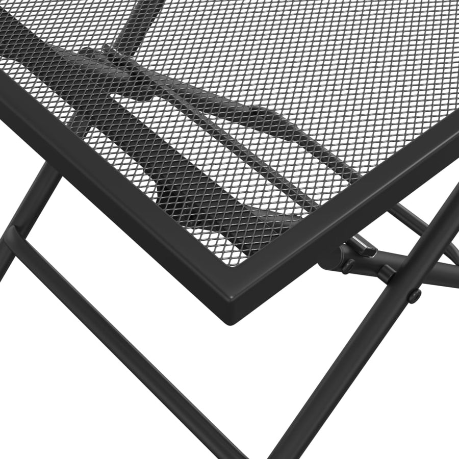 Tuintafel 38X38X38 Cm Staalgaas Antracietkleurig