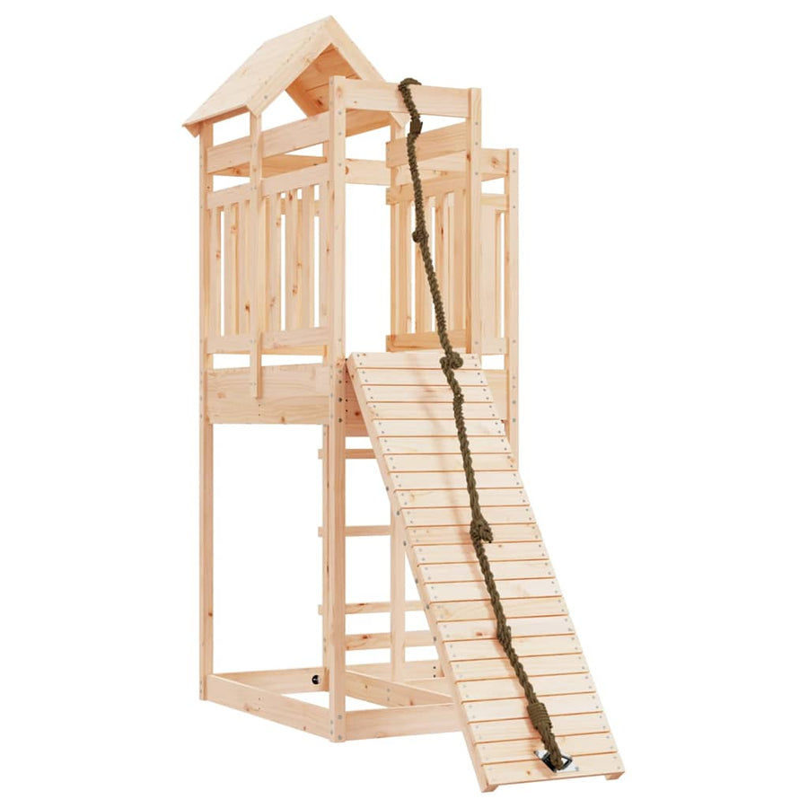 Speelhuis Met Klimwand Massief grenenhout