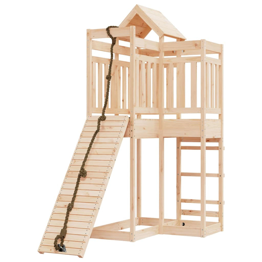 Speelhuis Met Klimwand Massief grenenhout