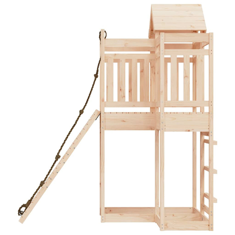 Speelhuis Met Klimwand Massief grenenhout