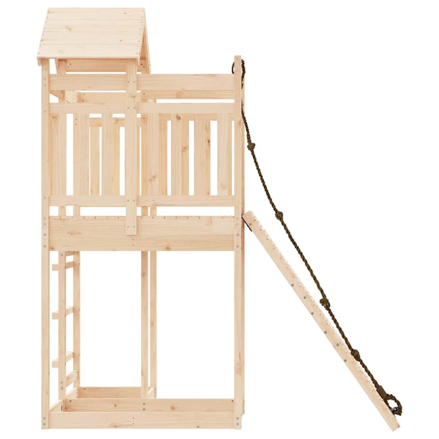 Speelhuis Met Klimwand Massief grenenhout