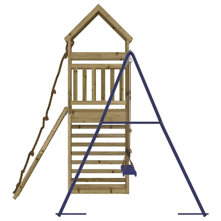 Speelhuis Geïmpregneerd Grenenhout Massief geïmpregneerd grenenhout