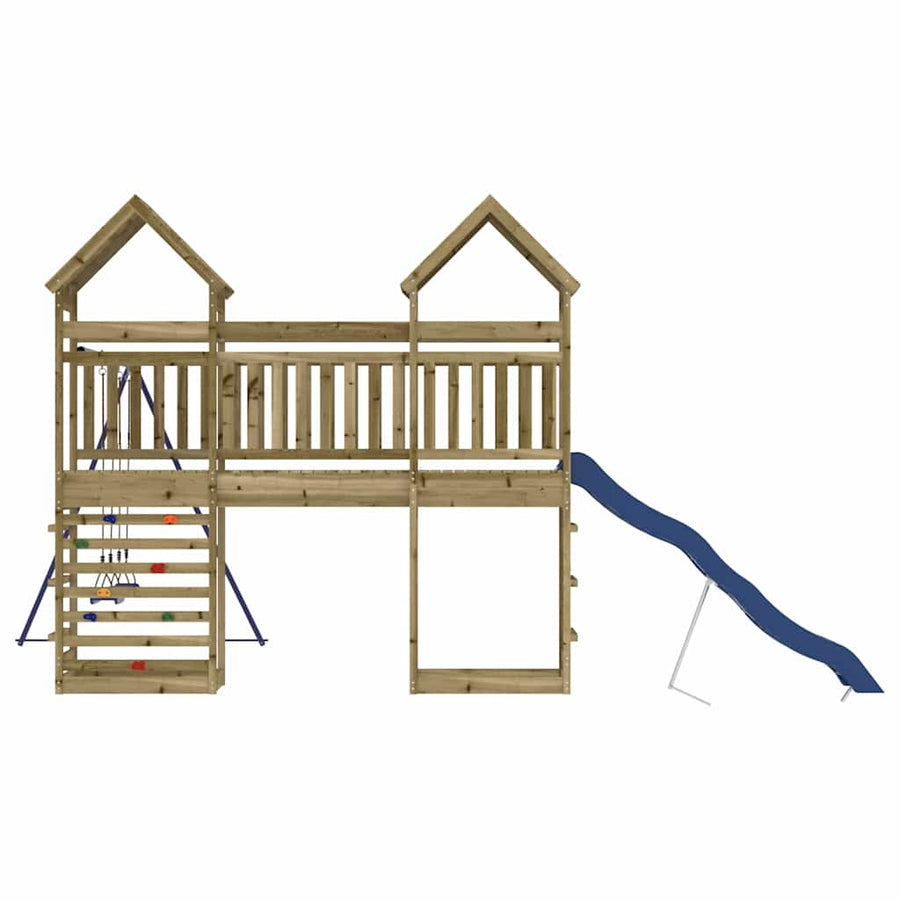 Speelhuis Geïmpregneerd Grenenhout Massief geïmpregneerd grenenhout