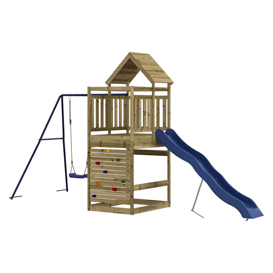 Speelhuis Geïmpregneerd Grenenhout Massief geïmpregneerd grenenhout