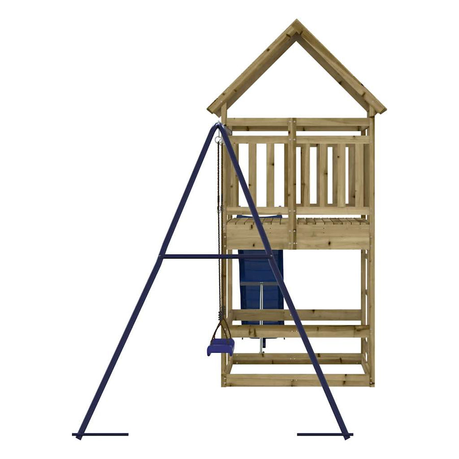 Speelhuis Geïmpregneerd Grenenhout Massief geïmpregneerd grenenhout