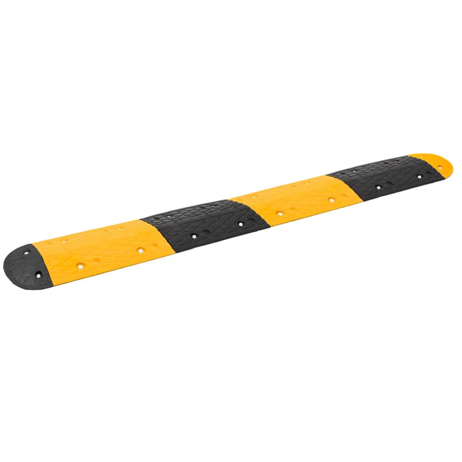 Verkeersdrempel 226X32,5X4 Cm Rubber Geel En Zwart 226 x 32.5 x 4 cm