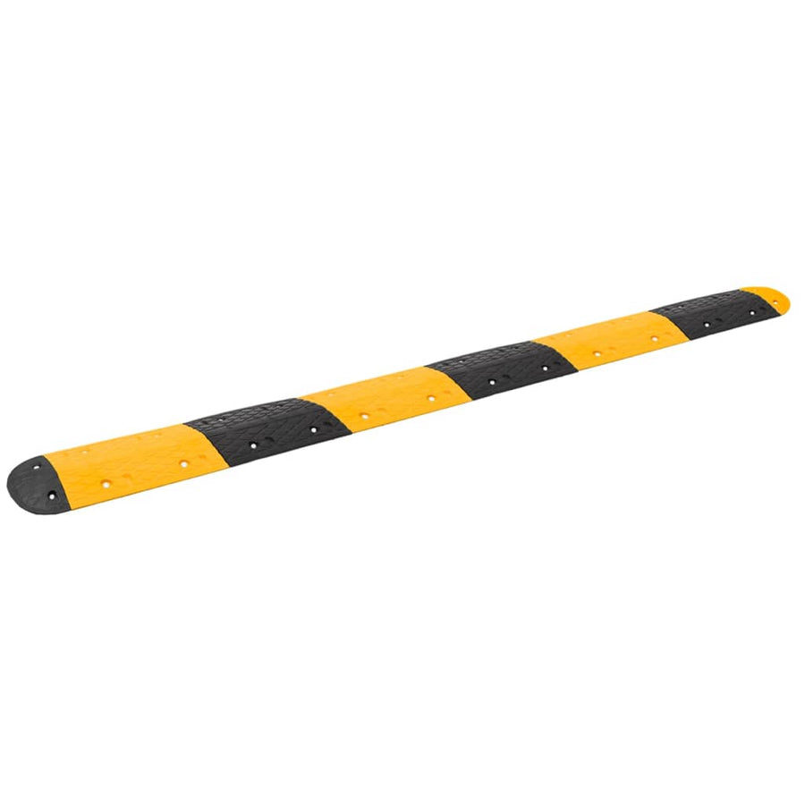 Verkeersdrempel 323X32,5X4 Cm Rubber Geel En Zwart 323 x 32.5 x 4 cm