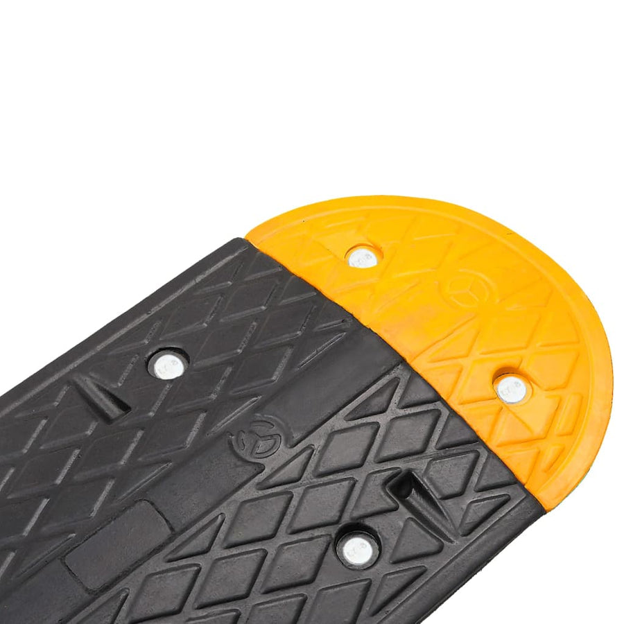 Verkeersdrempel 323X32,5X4 Cm Rubber Geel En Zwart 323 x 32.5 x 4 cm