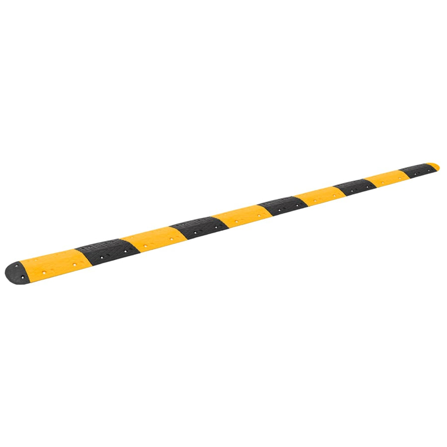 Verkeersdrempel 517X32,5X4 Cm Rubber Geel En Zwart 517 x 32.5 x 4 cm